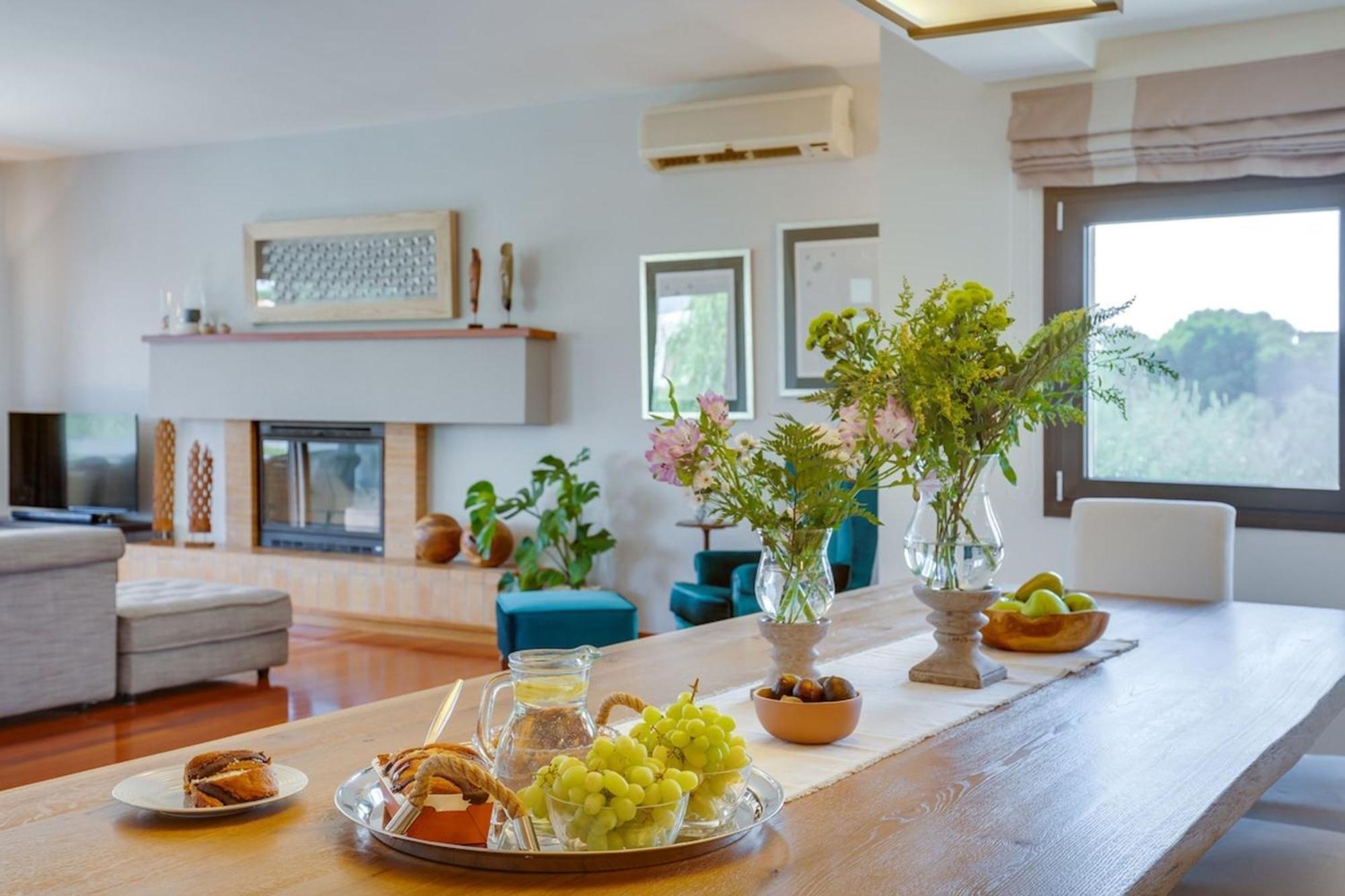 Villa Ampelaki - Premium Villa With Heated Pool Κουνουπιδιανά Εξωτερικό φωτογραφία