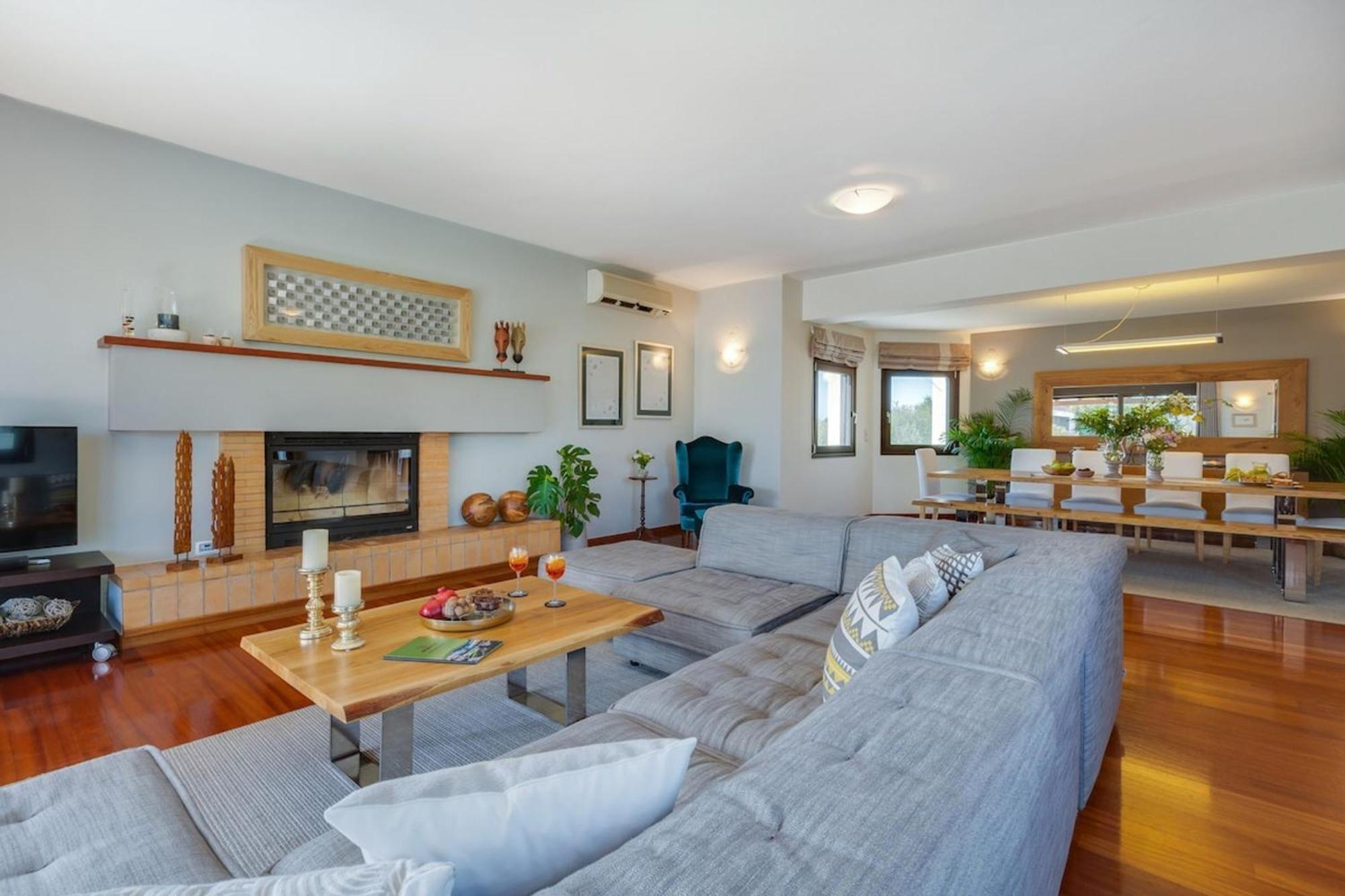 Villa Ampelaki - Premium Villa With Heated Pool Κουνουπιδιανά Εξωτερικό φωτογραφία