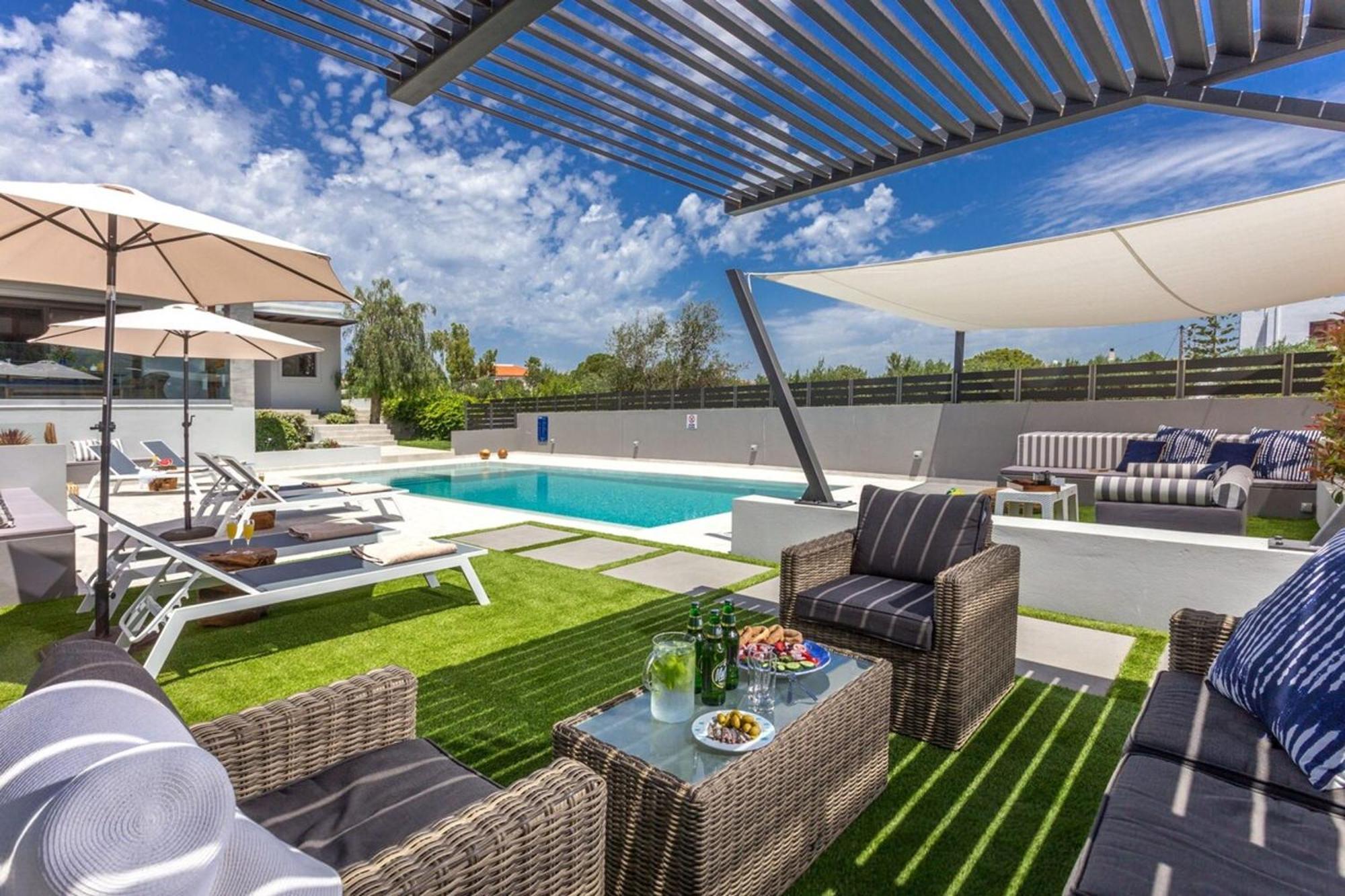 Villa Ampelaki - Premium Villa With Heated Pool Κουνουπιδιανά Εξωτερικό φωτογραφία