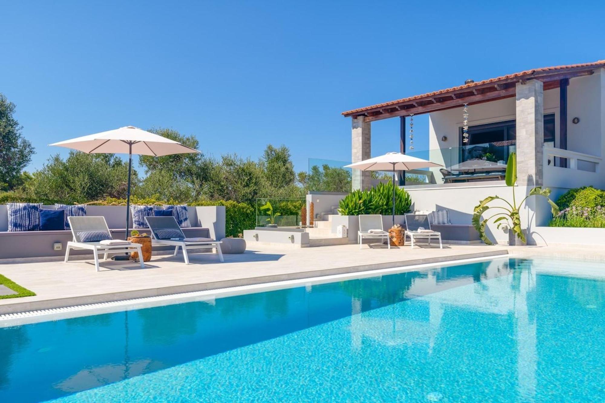 Villa Ampelaki - Premium Villa With Heated Pool Κουνουπιδιανά Εξωτερικό φωτογραφία